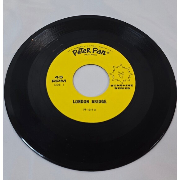 Vintage Peter Pan Records London Bridge -Favorite Songs - 45rpm - 7 Inch - Picture 3 of 4